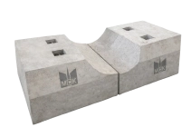 Блоки для гофрированных труб