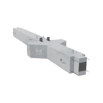 Колонны верхних этажей